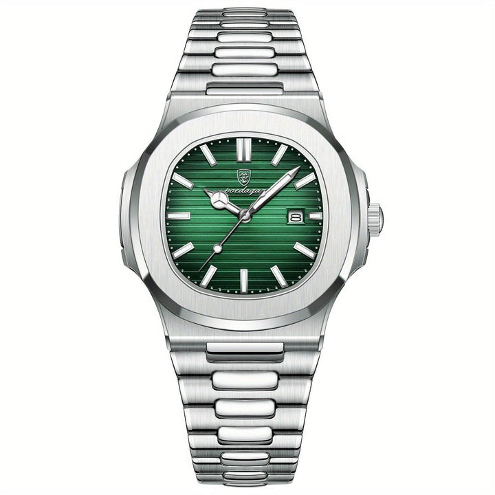 Lisslune | Men’s Stainless Steel Quartz Wristwatch with Date