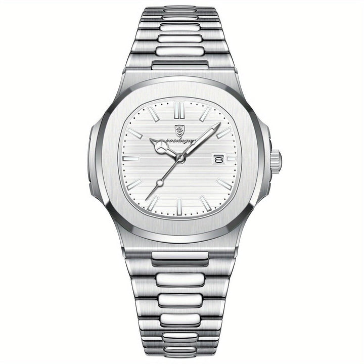 Lisslune | Men’s Stainless Steel Quartz Wristwatch with Date