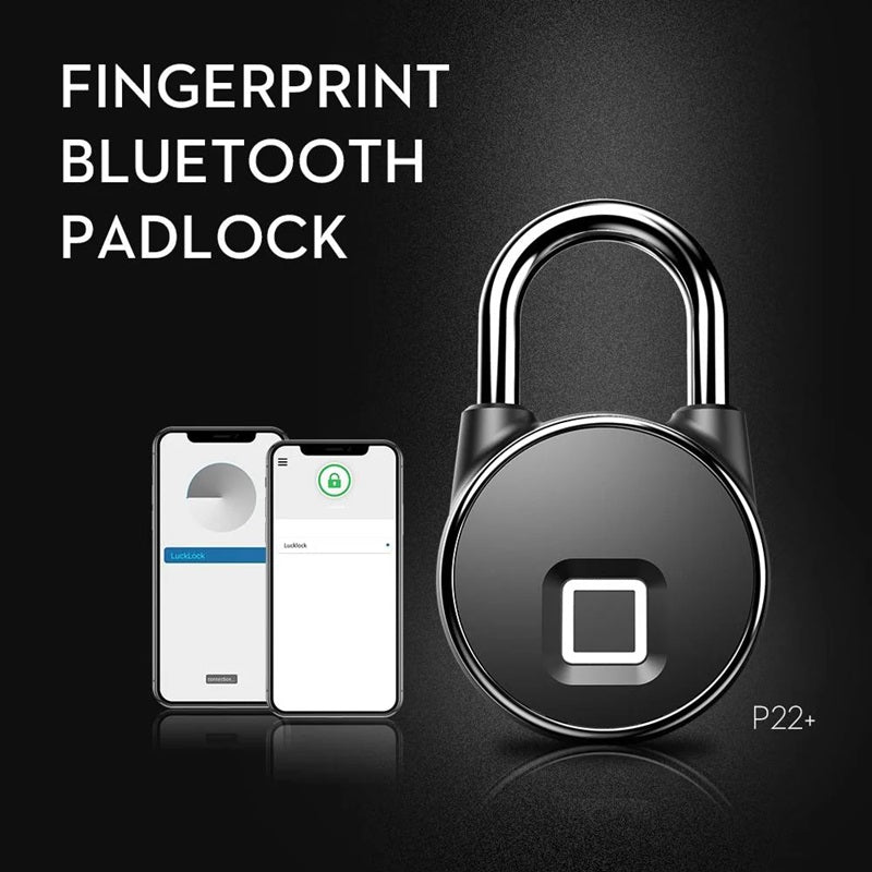 Lisslune | Smart Fingerprint Padlock with Bluetooth Access