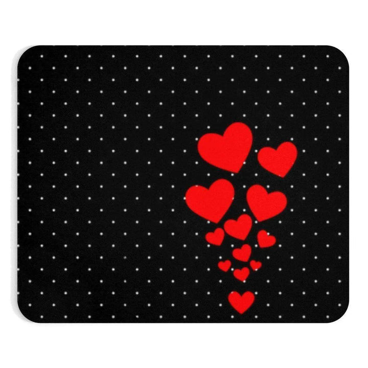 Lisslune | Wonderful Hearts & Dots Mousepad: The perfect blend of style and functionality