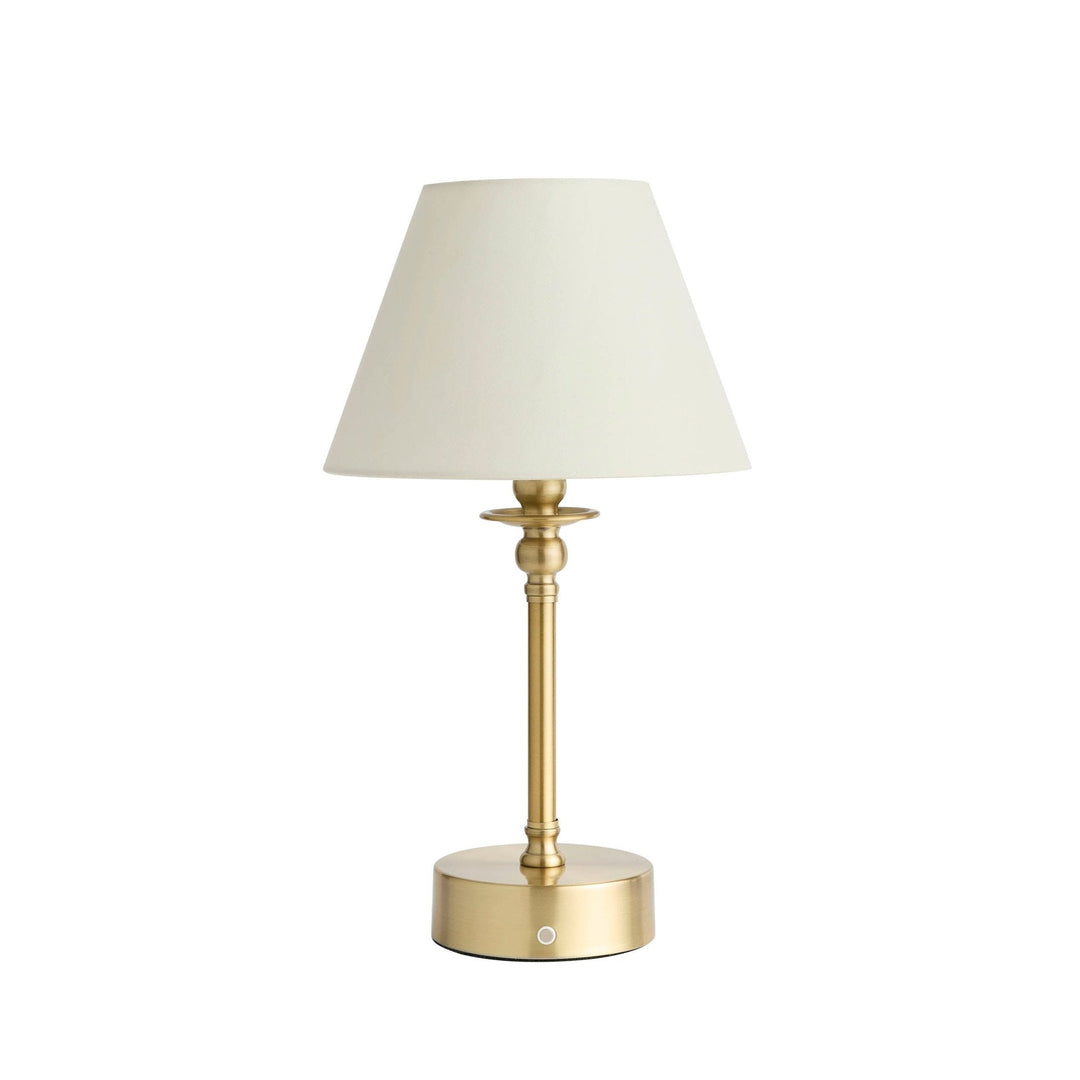Lisslune | Lucille Ornate LED Rechargeable Wireless Lamp - Brass