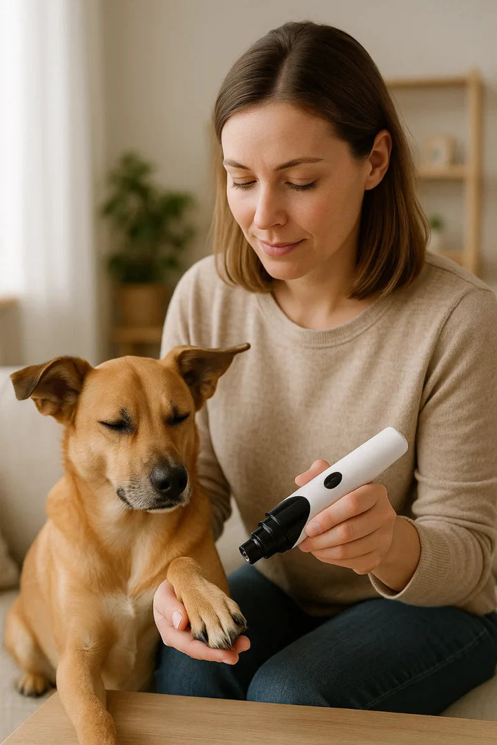 Lisslune | LUCKYNAIL – Quiet Electric Pet Nail Grinder with USB Rechargeable Power