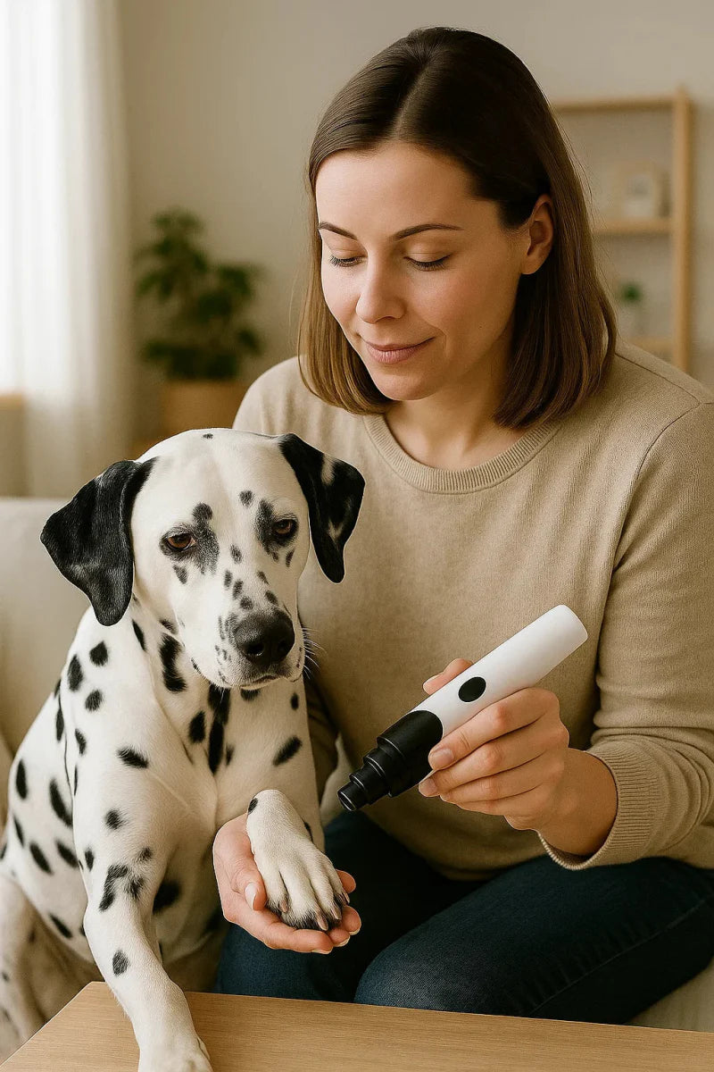 Lisslune | LUCKYNAIL – Quiet Electric Pet Nail Grinder with USB Rechargeable Power
