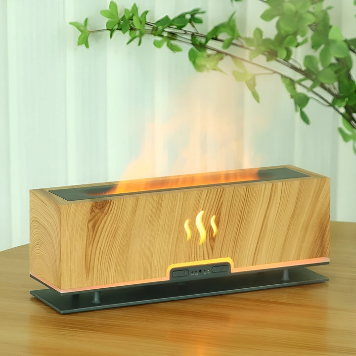 Lisslune | AtmosphereMist 3-in-1 Humidifier with Flame Light and Aroma