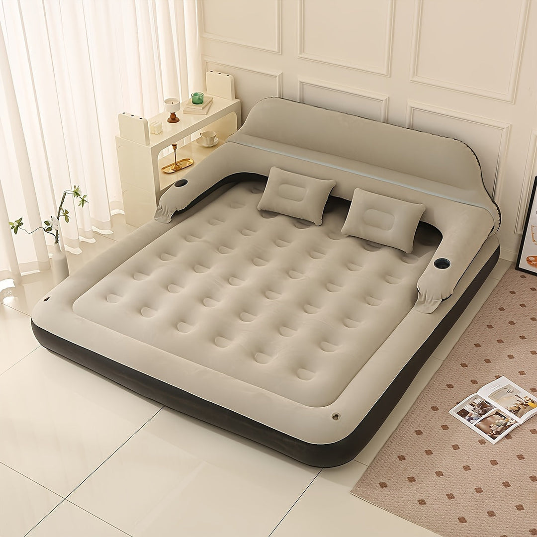 Lisslune | FlexiRust Inflatable Mattress – Luxury Sleep Comfort with Back Support and Integrated Pump