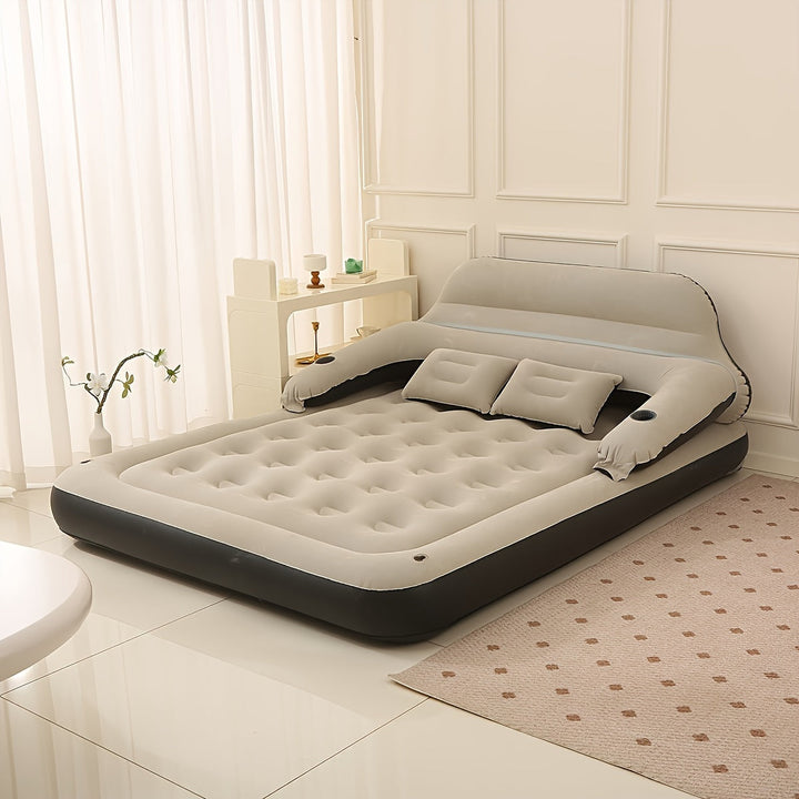 Lisslune | FlexiRust Inflatable Mattress – Luxury Sleep Comfort with Back Support and Integrated Pump