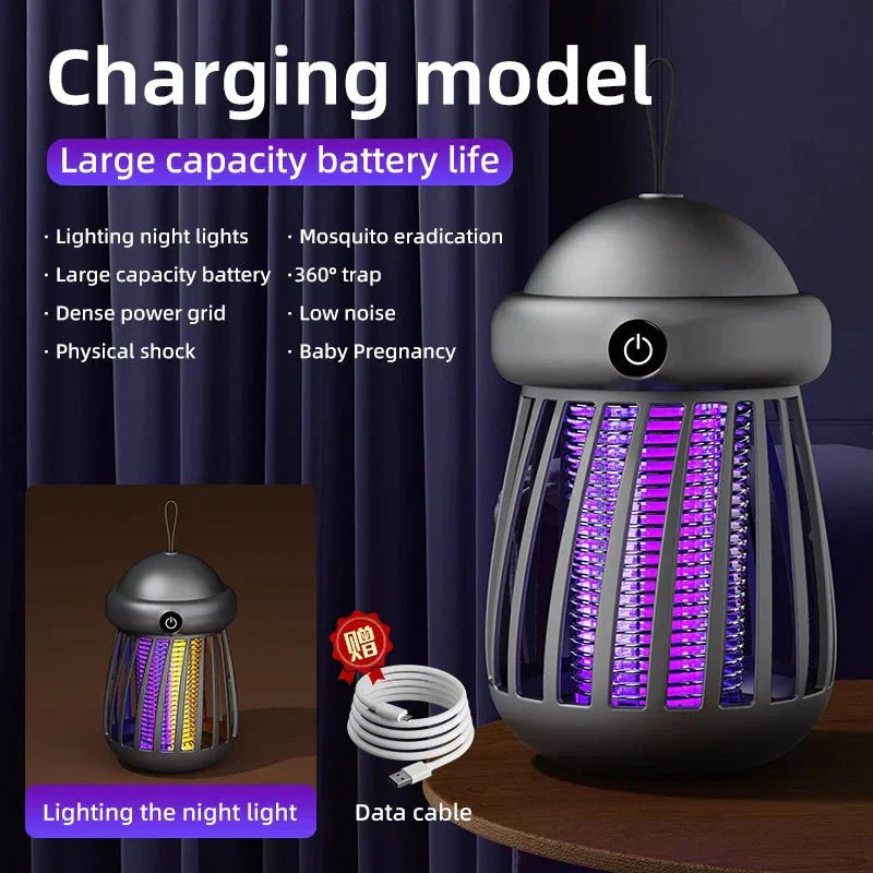 Lisslune | SilentZap – Silent UV Mosquito Killer Lamp for Indoor & Outdoor Use