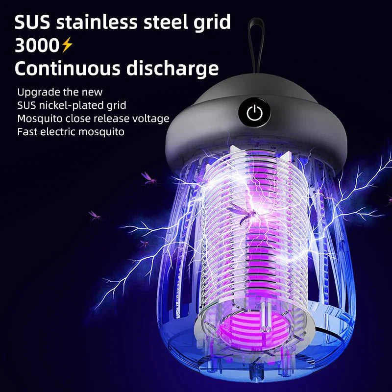 Lisslune | SilentZap – Silent UV Mosquito Killer Lamp for Indoor & Outdoor Use
