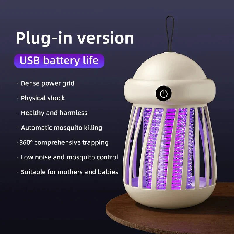 Lisslune | SilentZap – Silent UV Mosquito Killer Lamp for Indoor & Outdoor Use
