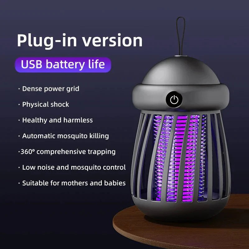 Lisslune | SilentZap – Silent UV Mosquito Killer Lamp for Indoor & Outdoor Use