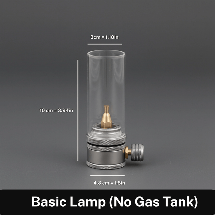 Lisslune | LUMETRA – Adjustable Butane Camping Lamp for Flexible Light Settings