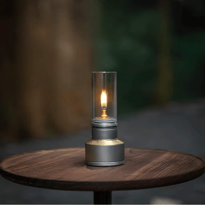 Lisslune | LUMETRA – Adjustable Butane Camping Lamp for Flexible Light Settings
