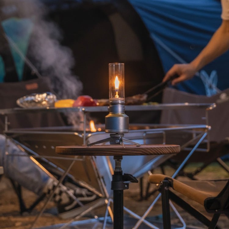 Lisslune | LUMETRA – Adjustable Butane Camping Lamp for Flexible Light Settings