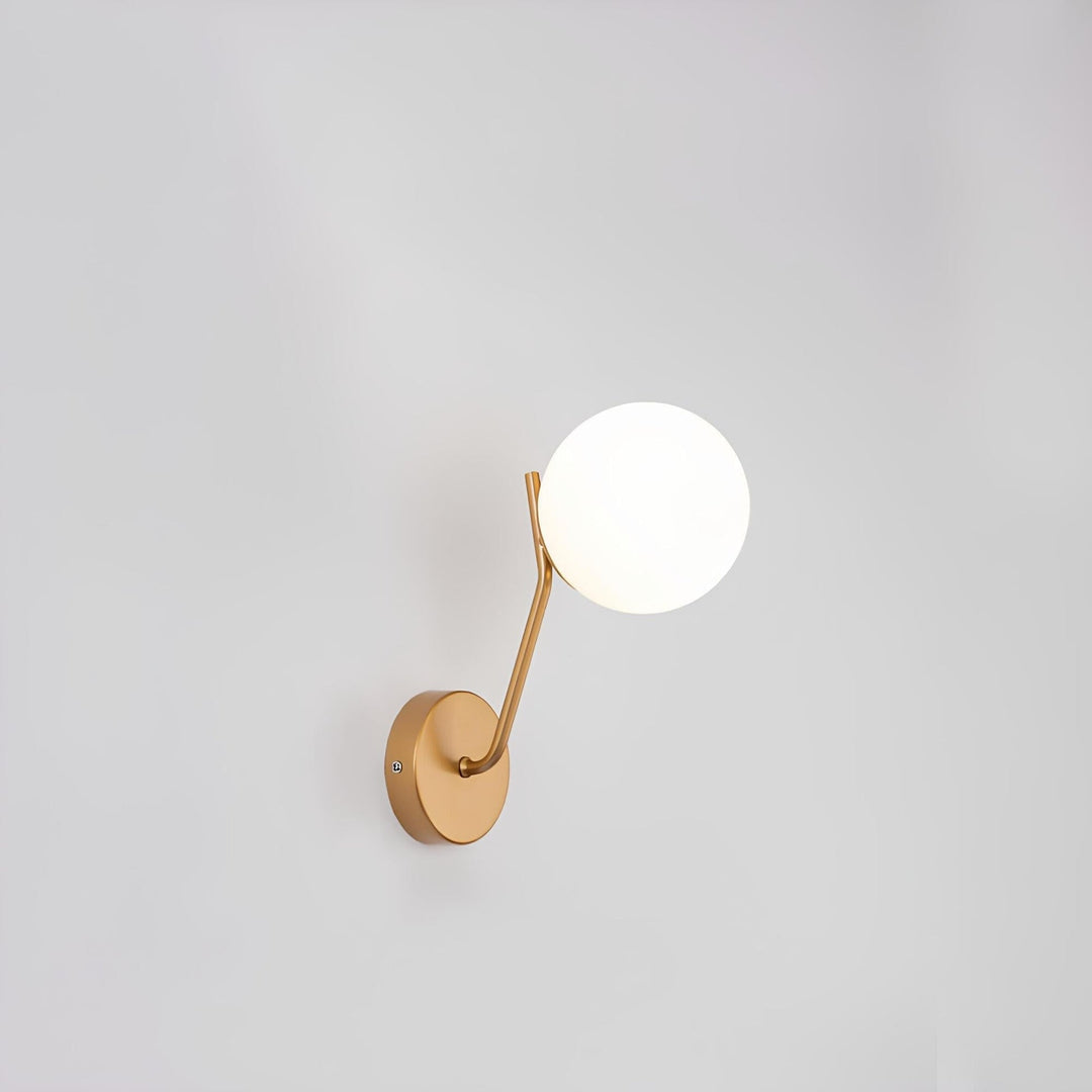 Lisslune | LumiSphere - Modern circular glass wall lamp
