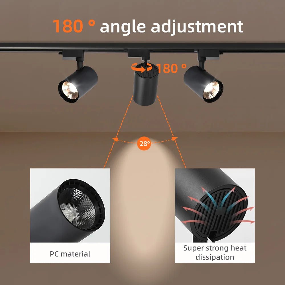 Lisslune | LumiBeam – LED Spotlight with Adjustable Beam Angle