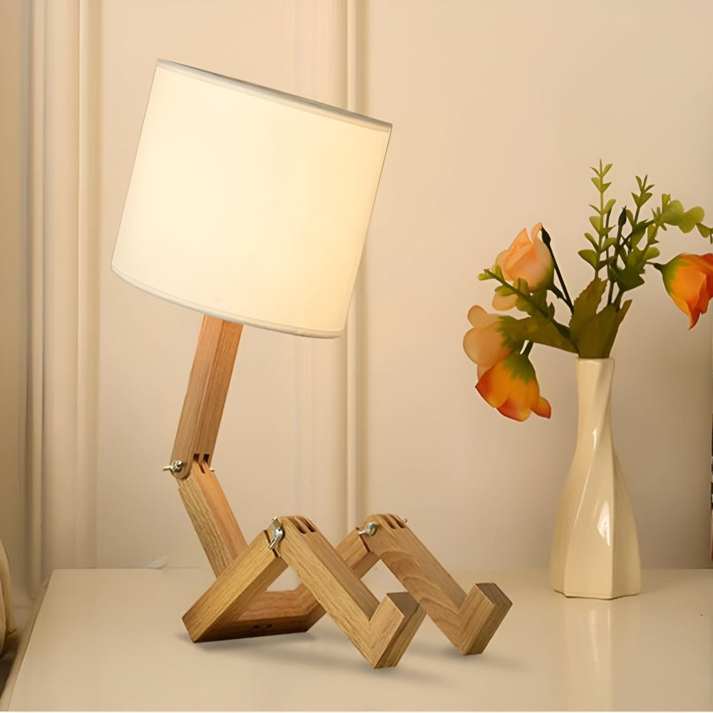 Lisslune | LUMIBOT – Flexible Wooden Lamp for Personalized Lighting