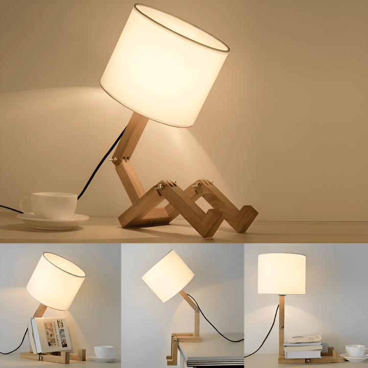 Lisslune | LUMIBOT – Flexible Wooden Lamp for Personalized Lighting