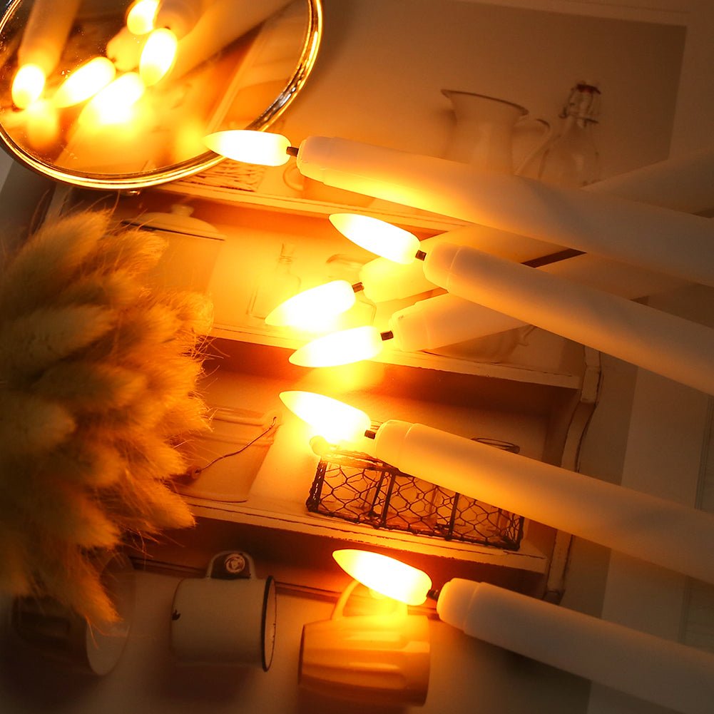 Lisslune | FLAMORA – LED Taper Candles with Remote & Timer