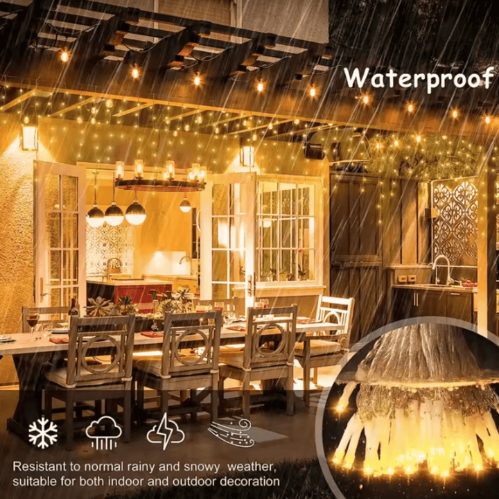 Lisslune | LUMICURTAIN – LED Garden Curtains for Sparkling Outdoor Ambiance