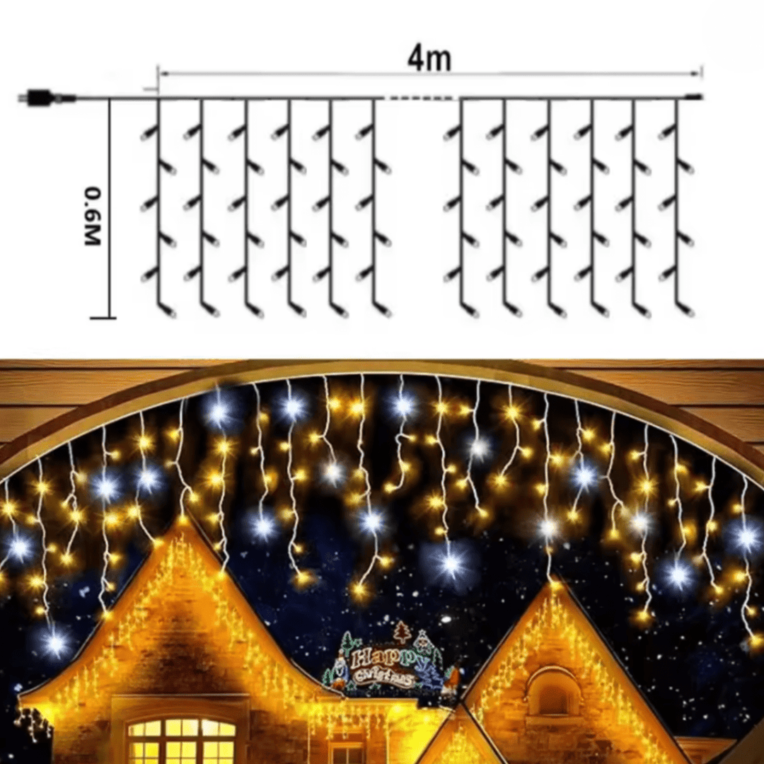Lisslune | LUMICURTAIN – LED Garden Curtains for Sparkling Outdoor Ambiance