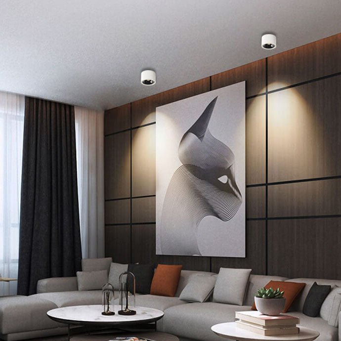 Lisslune | LumiDisk – Modern Minimalist LED Ceiling Light for Focused Illumination