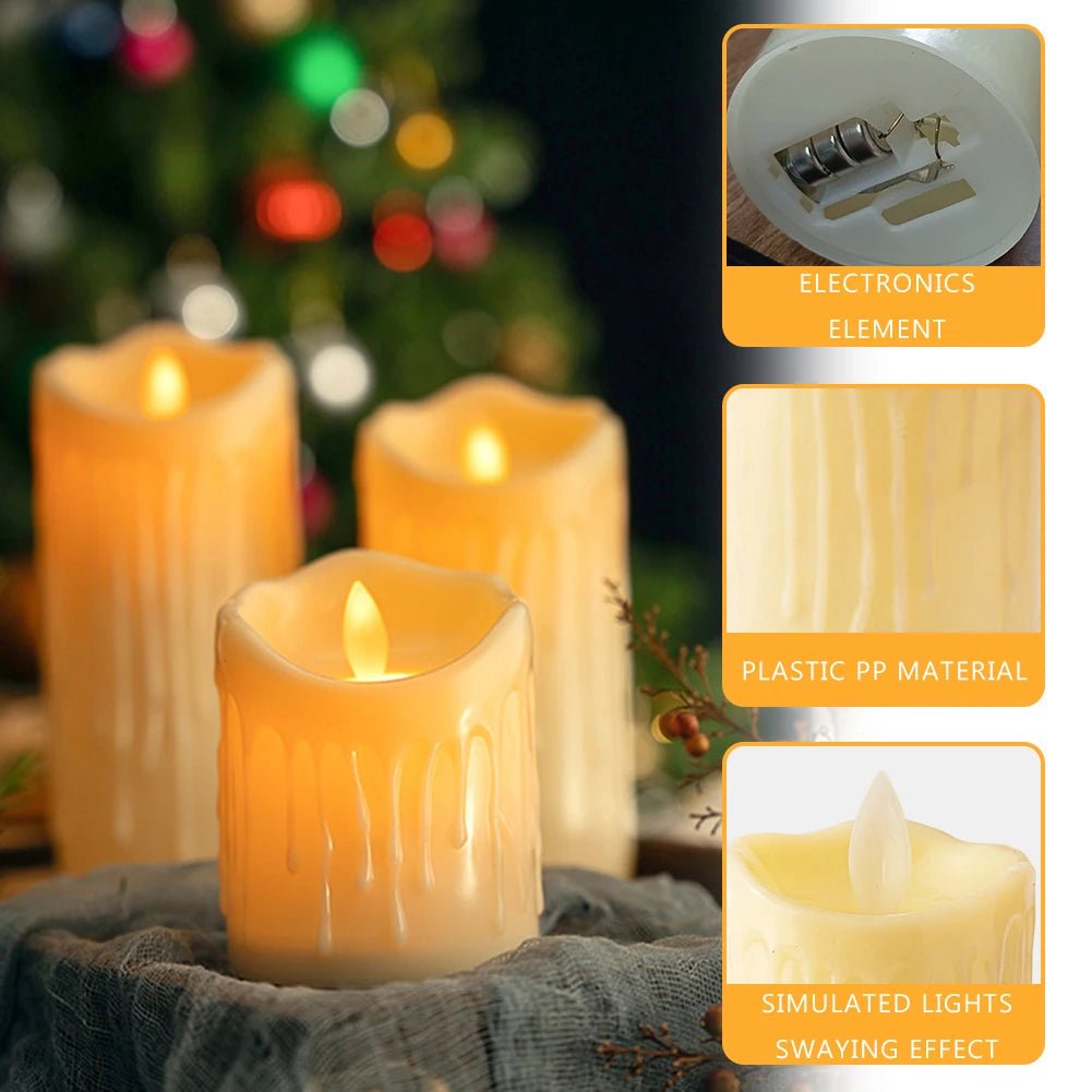 Lisslune | LumiFlame – LED Candles with Realistic Flickering Light