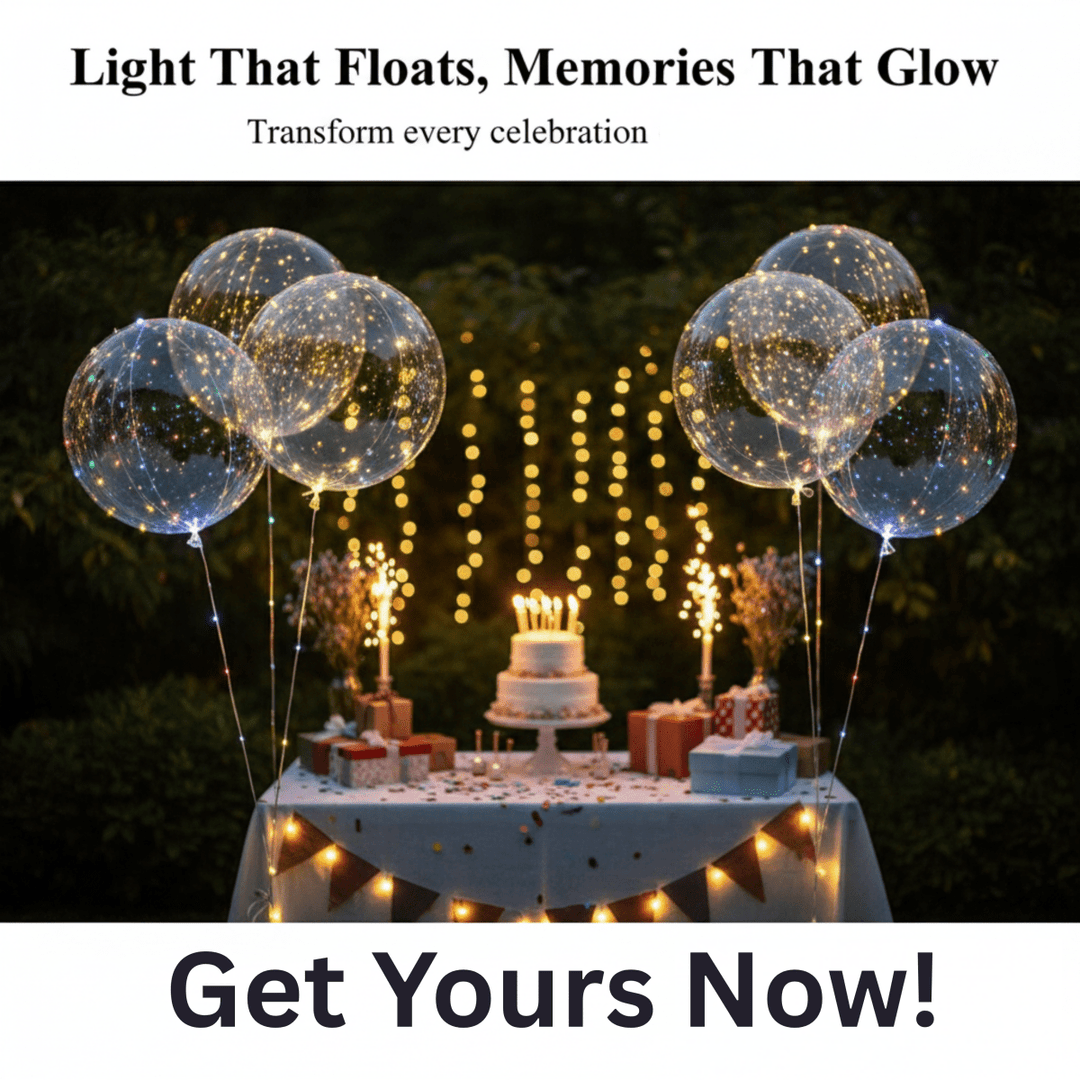 Lisslune | LUMINAIR – Reusable LED Party Balloons for Bright Celebrations