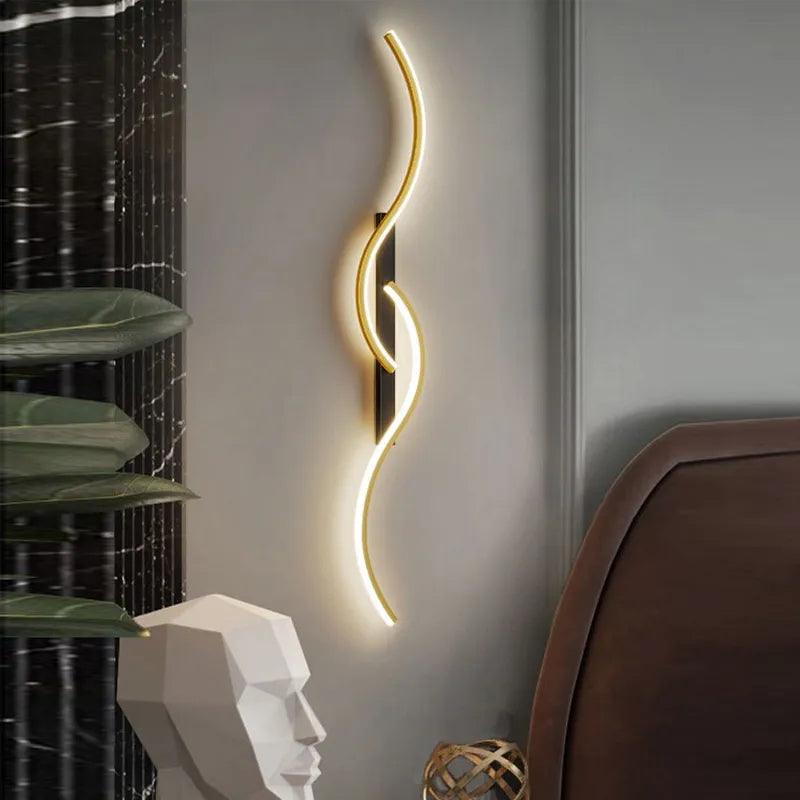 Lisslune | Luminara Minimalistic LED Wall Light for Warm Atmosphere