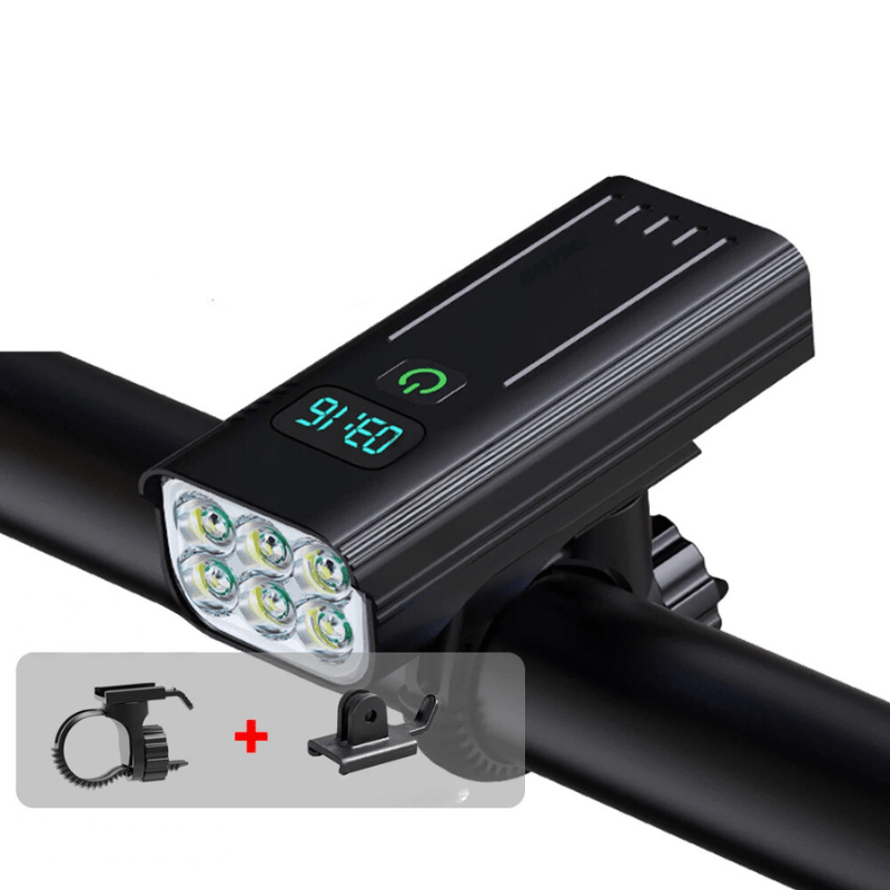 Lisslune | ROADGLOW X – 5000 Lumen Bike Light with 12 LEDs & USB-C Rechargeable Battery