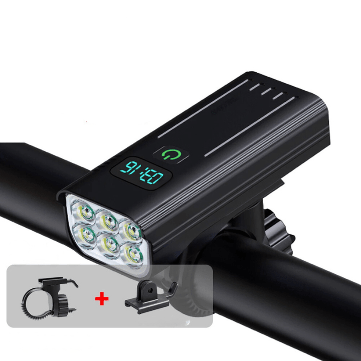 Lisslune | ROADGLOW X – 5000 Lumen Bike Light with 12 LEDs & USB-C Rechargeable Battery