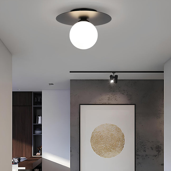 Lisslune | LumiNoble | Timeless ceiling light with golden LED ball design