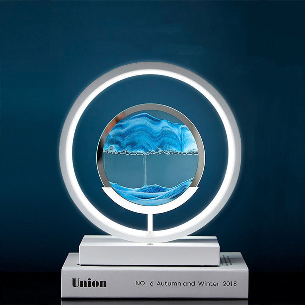 Lisslune | LUMISAND – 3D LED Flowing Sand Art Table Lamp with USB Charging