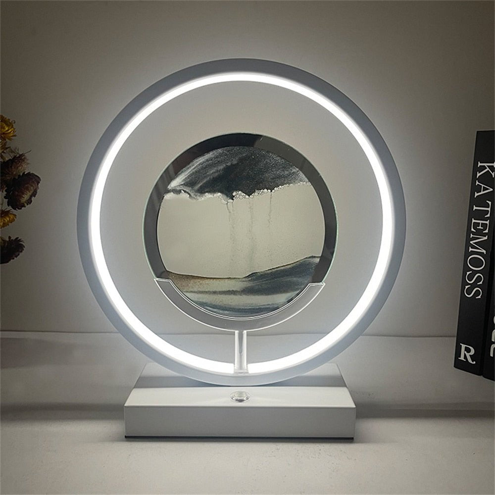 Lisslune | LUMISAND – 3D LED Flowing Sand Art Table Lamp with USB Charging