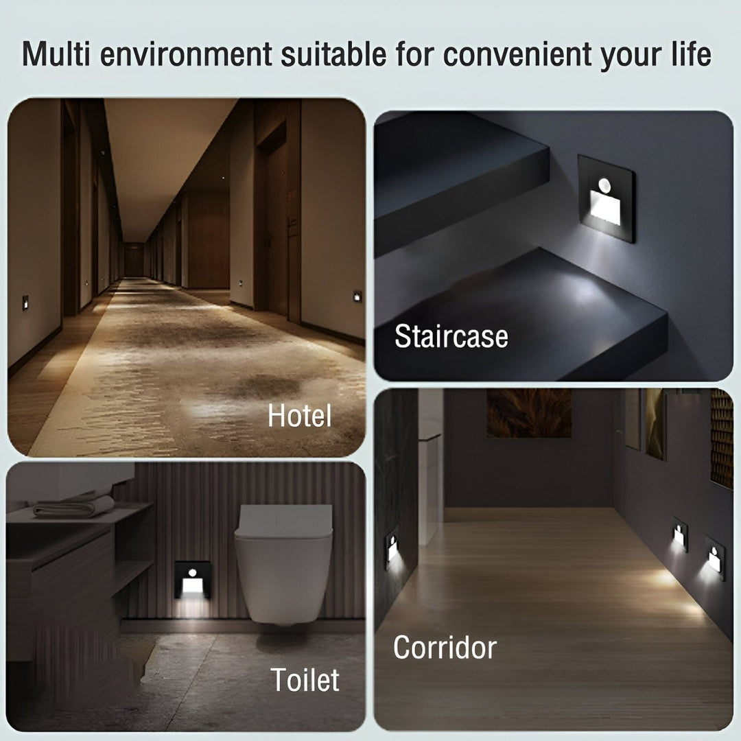 Lisslune | LumiStep Wall Light with Motion Sensor – Stylish Safety Lighting for Indoors