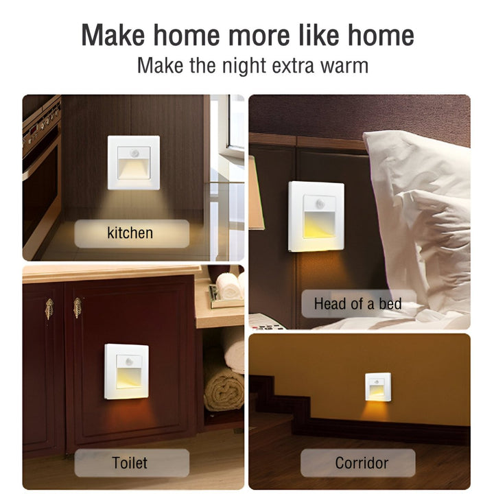 Lisslune | LumiStep Wall Light with Motion Sensor – Stylish Safety Lighting for Indoors