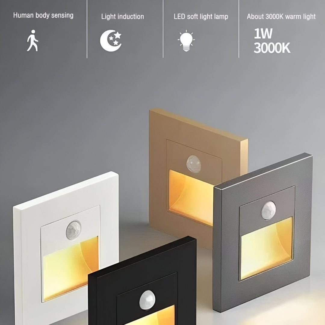Lisslune | LumiStep Wall Light with Motion Sensor – Stylish Safety Lighting for Indoors