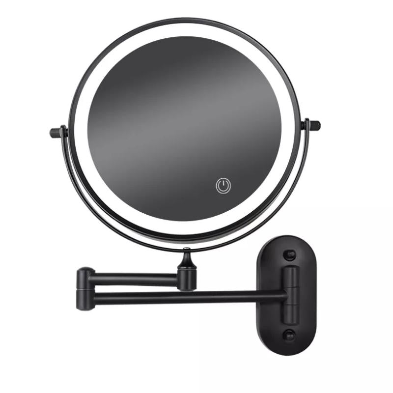 Lisslune | LUMIVIEW – Rechargeable LED Magnifying Mirror with Touch Control