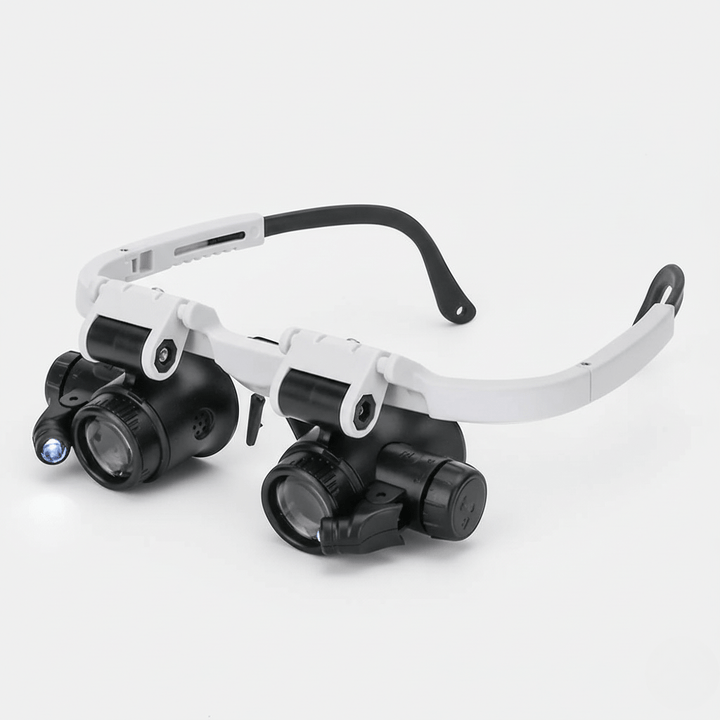 Lisslune | LUMIVISOR – Adjustable LED Magnifying Glasses with 8x–23x Zoom