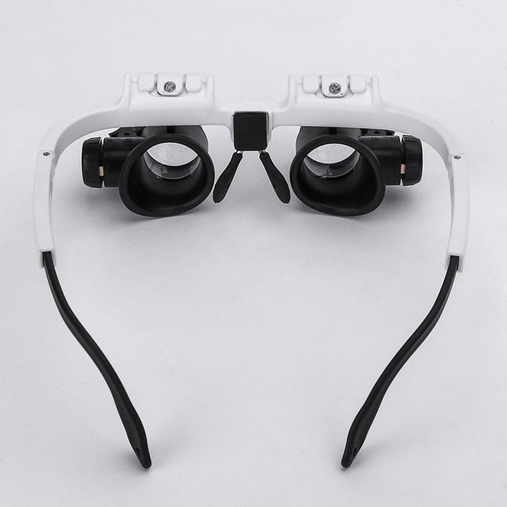 Lisslune | LUMIVISOR – Adjustable LED Magnifying Glasses with 8x–23x Zoom