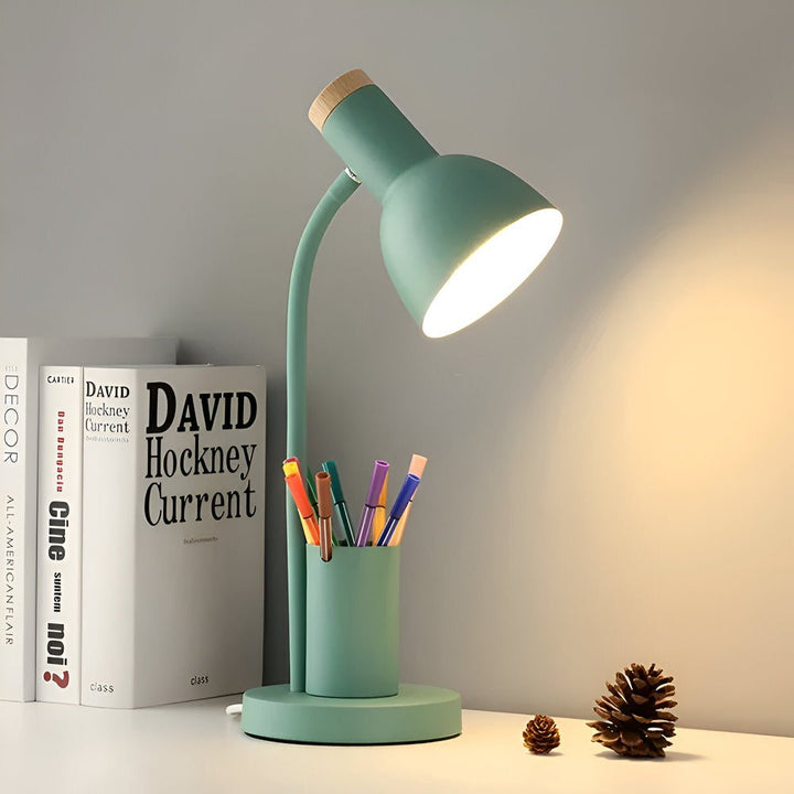 Lisslune | LumoDesk – LED table lamp with pen holder for organization and lighting