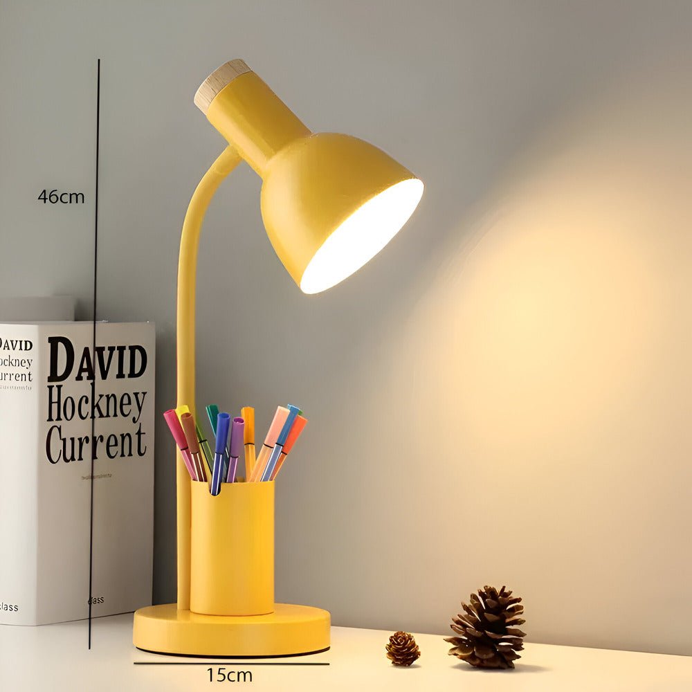 Lisslune | LumoDesk – LED table lamp with pen holder for organization and lighting