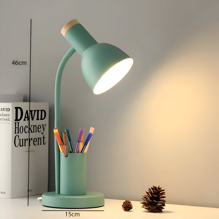 Lisslune | LumoDesk – LED table lamp with pen holder for organization and lighting