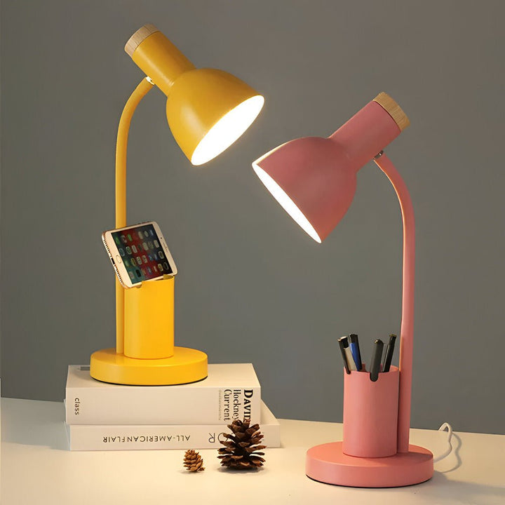 Lisslune | LumoDesk – LED table lamp with pen holder for organization and lighting