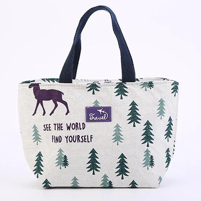 Lisslune | Charming Flamingo Insulated Lunch Bag - Stylish Meal Companion