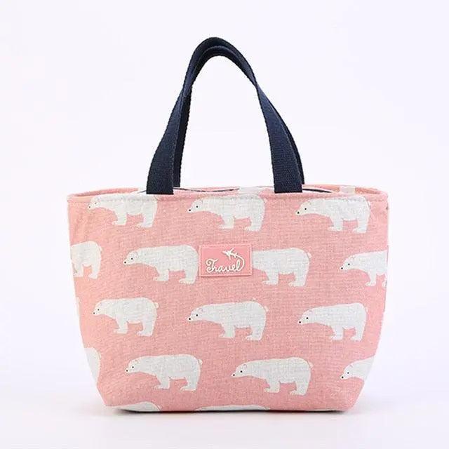 Lisslune | Charming Flamingo Insulated Lunch Bag - Stylish Meal Companion
