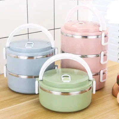 Lisslune | Heat Insulated Lunch Box | Keeps Food Hot for 6 Hours, Leak-Proof & Ideal for Work, School, and Picnics