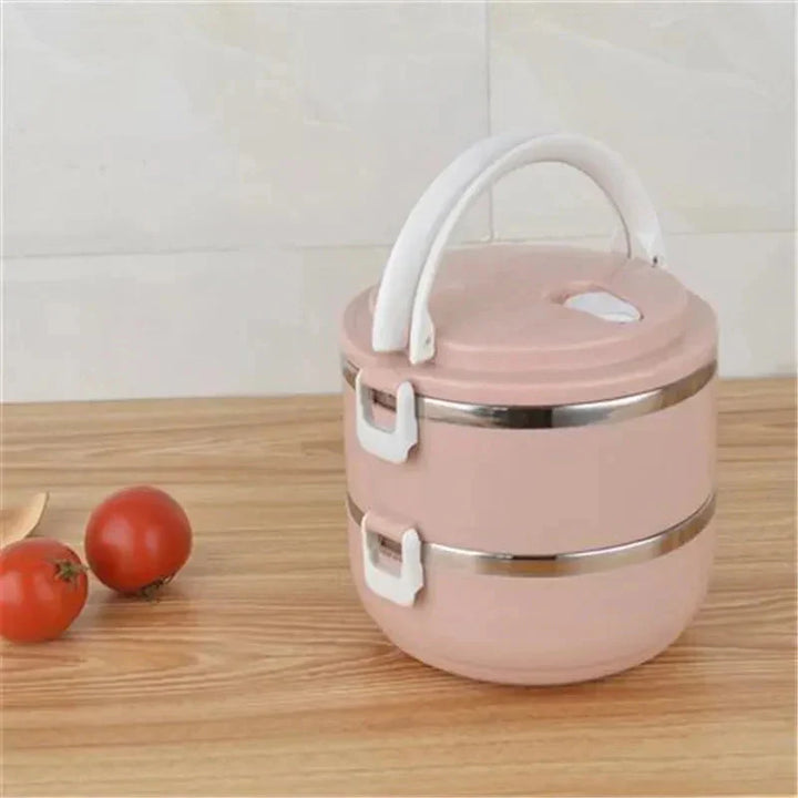 Lisslune | Heat Insulated Lunch Box | Keeps Food Hot for 6 Hours, Leak-Proof & Ideal for Work, School, and Picnics