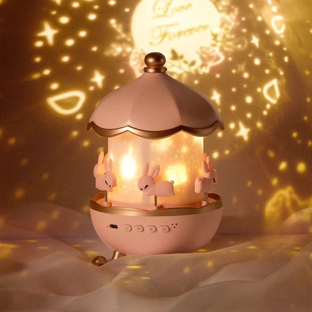 Lisslune | Lunivra – Enchanted Dream Projector with Music & 12 Light Patterns