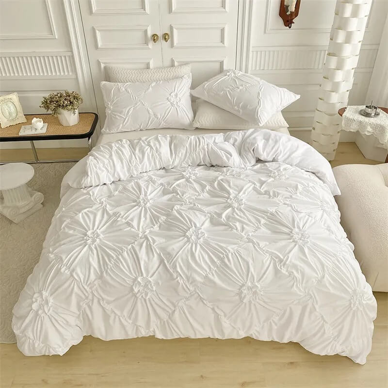 Rynx | Ruffle Flowers Duvet Cover Set