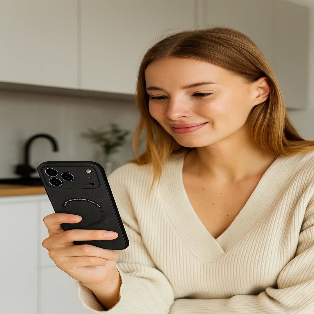 Lisslune | LUXEGUARD – Premium Leather Phone Case with MagSafe for iPhone